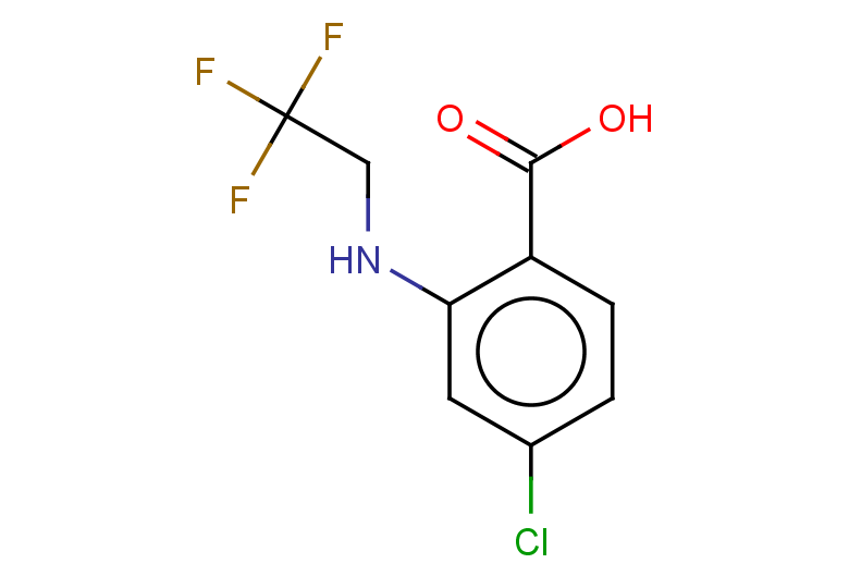 4-chloro-2-[(2,2,2-trifluoroethyl)amino]benzoic acid