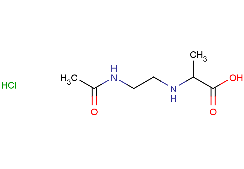 2-[(2-acetamidoethyl)amino]propanoic acid hydrochloride