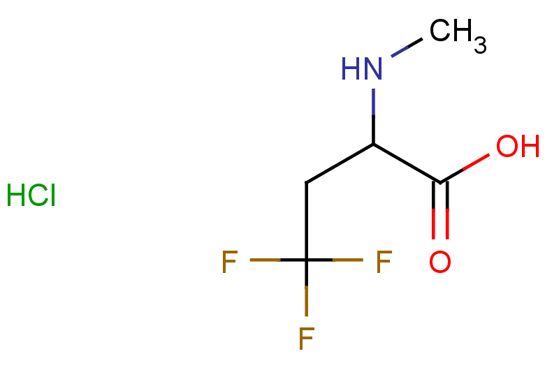 4,4,4-trifluoro-2-(methylamino)butanoic acid hydrochloride