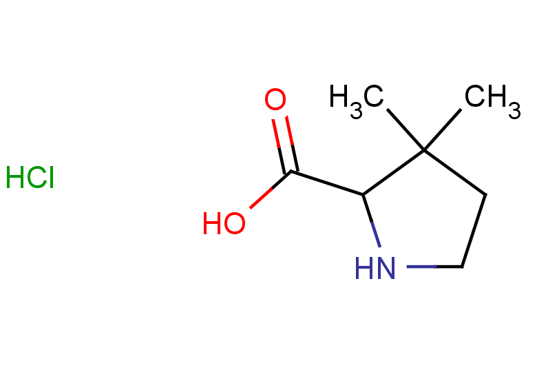 3,3-dimethylpyrrolidine-2-carboxylic acid hydrochloride