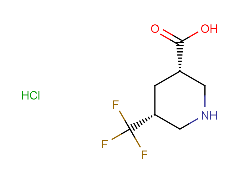 rac-(3R,5S)-5-(trifluoromethyl)piperidine-3-carboxylic acid hydrochloride, cis