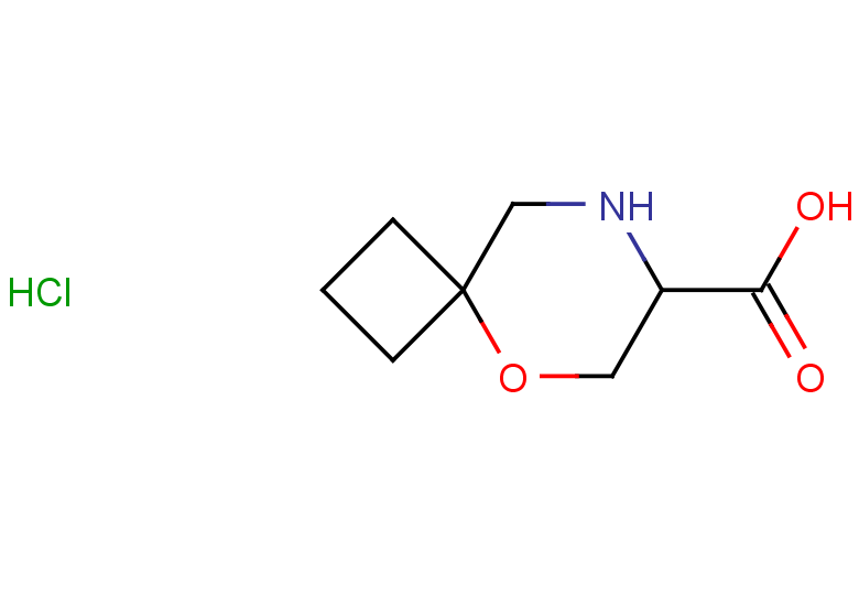 5-oxa-8-azaspiro[3.5]nonane-7-carboxylic acid hydrochloride