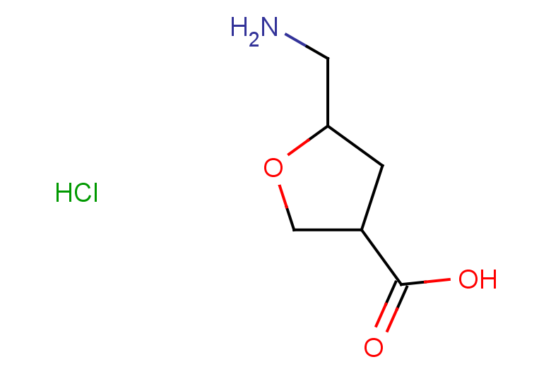 5-(aminomethyl)oxolane-3-carboxylic acid hydrochloride, Mixture of diastereomers