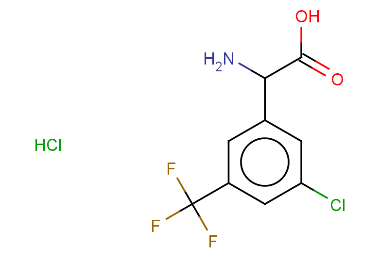 2-amino-2-[3-chloro-5-(trifluoromethyl)phenyl]acetic acid hydrochloride