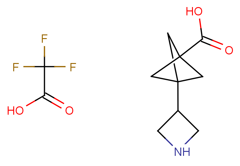 3-(azetidin-3-yl)bicyclo[1.1.1]pentane-1-carboxylic acid, trifluoroacetic acid