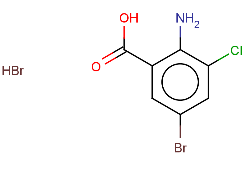 2-amino-5-bromo-3-chlorobenzoic acid hydrobromide
