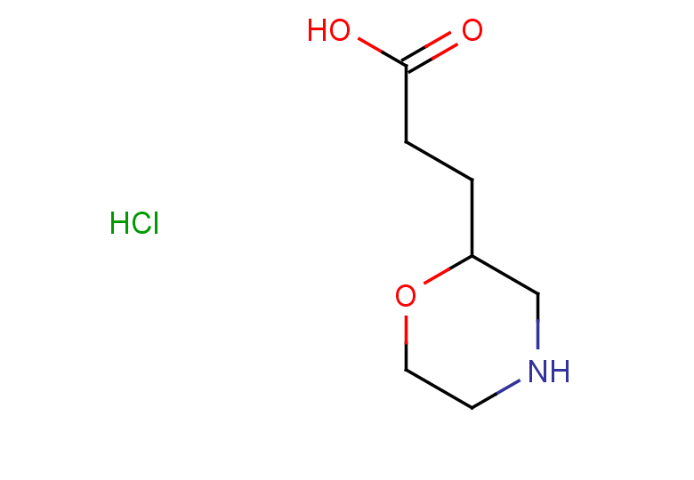 3-(morpholin-2-yl)propanoic acid hydrochloride