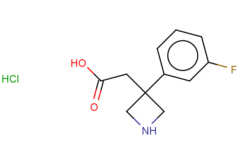 2-[3-(3-fluorophenyl)azetidin-3-yl]acetic acid hydrochloride