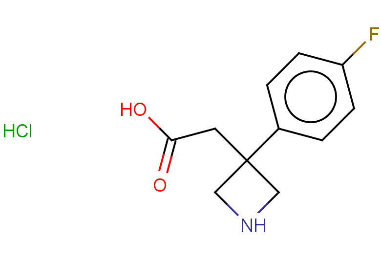2-[3-(4-fluorophenyl)azetidin-3-yl]acetic acid hydrochloride