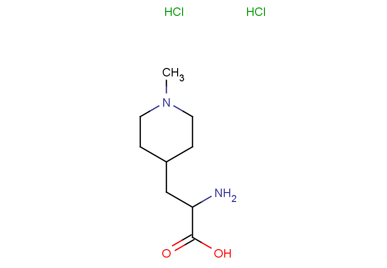 2-amino-3-(1-methylpiperidin-4-yl)propanoic acid dihydrochloride