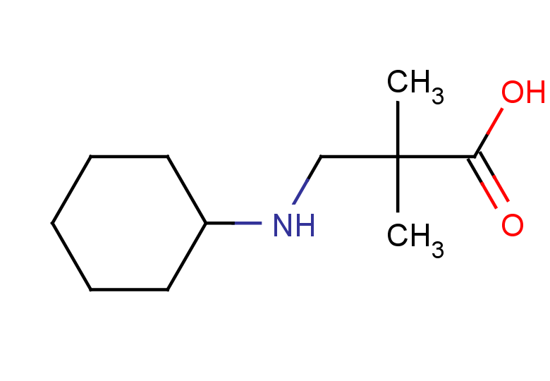 3-(cyclohexylamino)-2,2-dimethylpropanoic acid