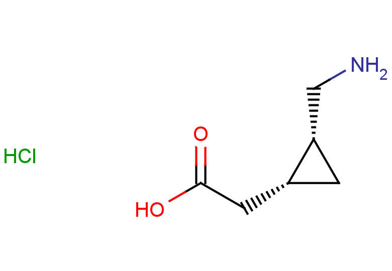 rac-2-[(1R,2R)-2-(aminomethyl)cyclopropyl]acetic acid hydrochloride, cis