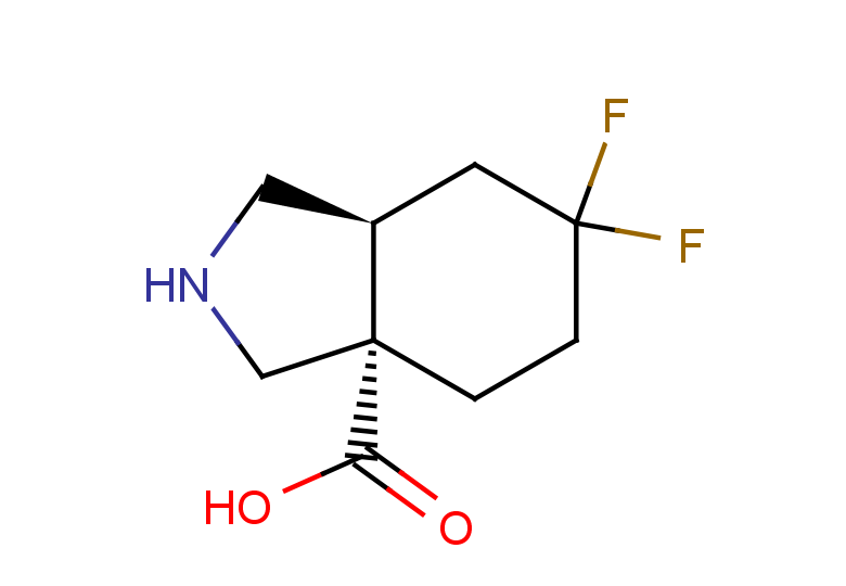 rac-(3aR,7aR)-6,6-difluoro-octahydro-1H-isoindole-3a-carboxylic acid, cis