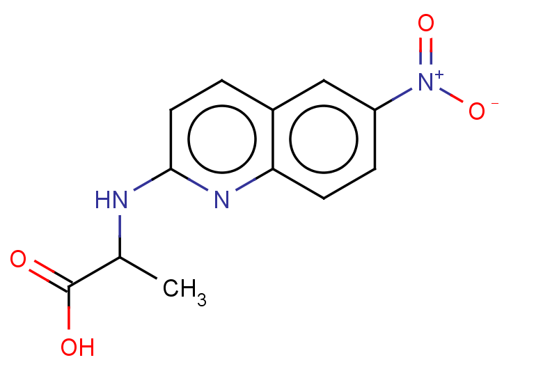 2-[(6-nitroquinolin-2-yl)amino]propanoic acid