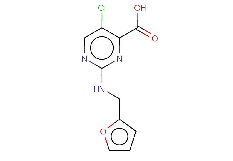 5-chloro-2-{[(furan-2-yl)methyl]amino}pyrimidine-4-carboxylic acid