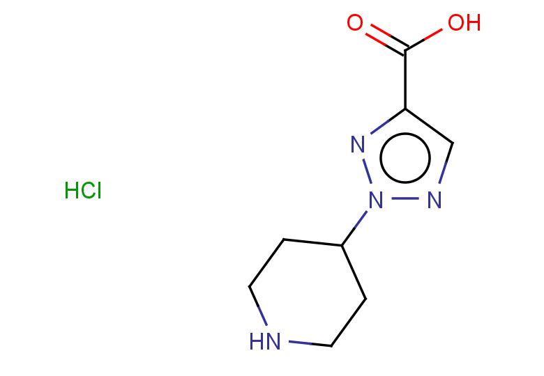 2-(piperidin-4-yl)-2H-1,2,3-triazole-4-carboxylic acid hydrochloride