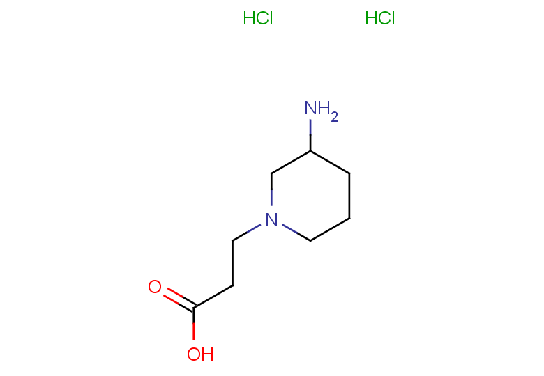 3-(3-aminopiperidin-1-yl)propanoic acid dihydrochloride