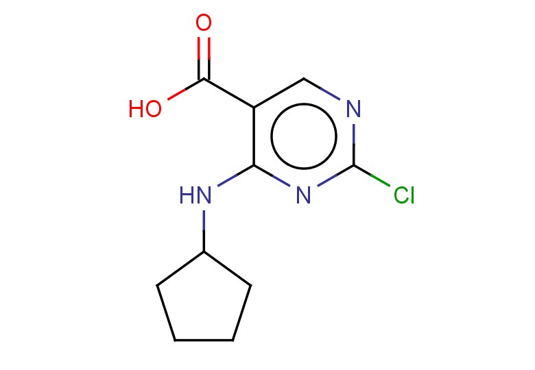 2-chloro-4-(cyclopentylamino)pyrimidine-5-carboxylic acid