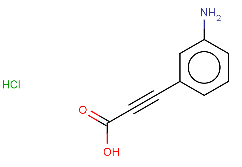 3-(3-aminophenyl)prop-2-ynoic acid hydrochloride