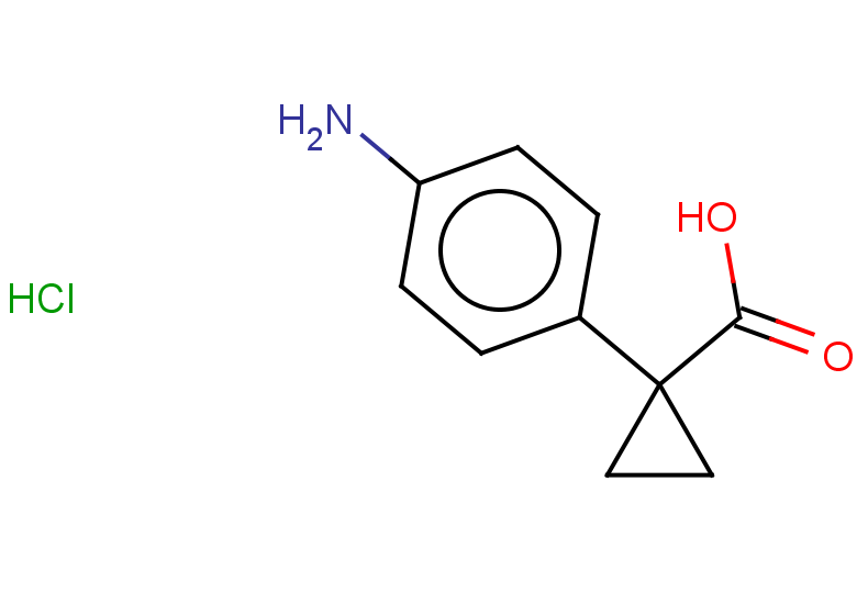 1-(4-aminophenyl)cyclopropane-1-carboxylic acid hydrochloride