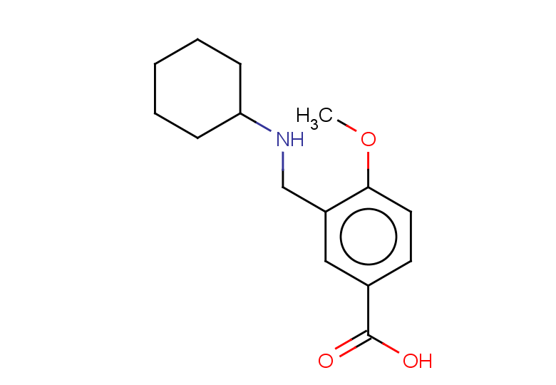 3-[(CYCLOHEXYLAMINO)METHYL]-4-METHOXYBENZOIC ACID