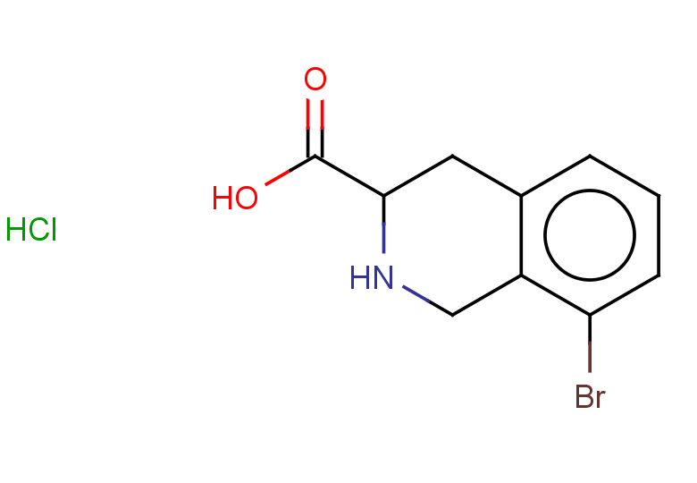 8-bromo-1,2,3,4-tetrahydroisoquinoline-3-carboxylic acid hydrochloride