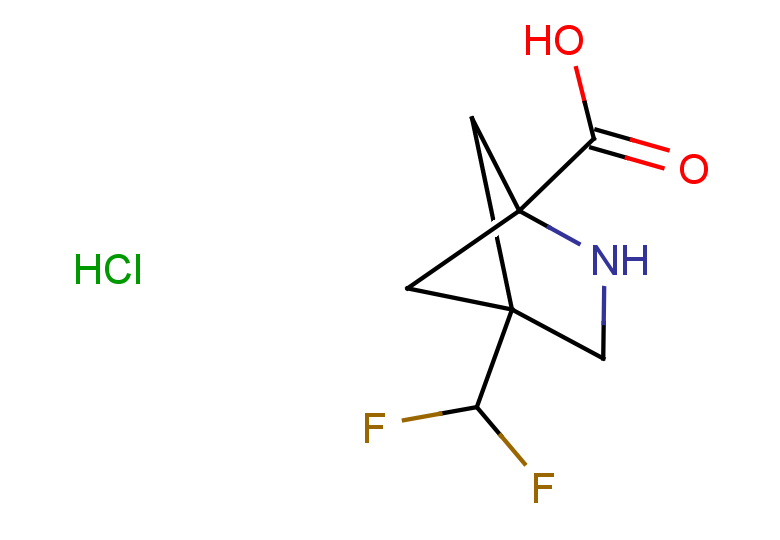 4-(difluoromethyl)-2-azabicyclo[2.1.1]hexane-1-carboxylic acid hydrochloride