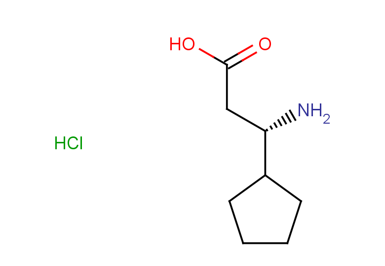 (3S)-3-amino-3-cyclopentylpropanoic acid hydrochloride