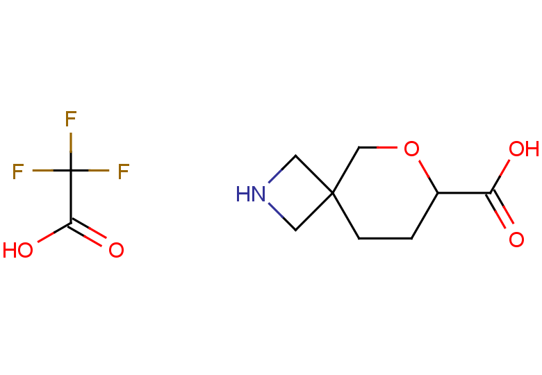6-oxa-2-azaspiro[3.5]nonane-7-carboxylic acid, trifluoroacetic acid