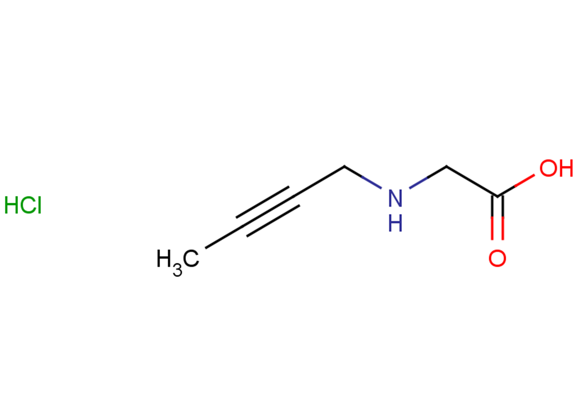 2-[(but-2-yn-1-yl)amino]acetic acid hydrochloride