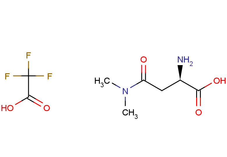 (2R)-2-amino-3-(dimethylcarbamoyl)propanoic acid, trifluoroacetic acid