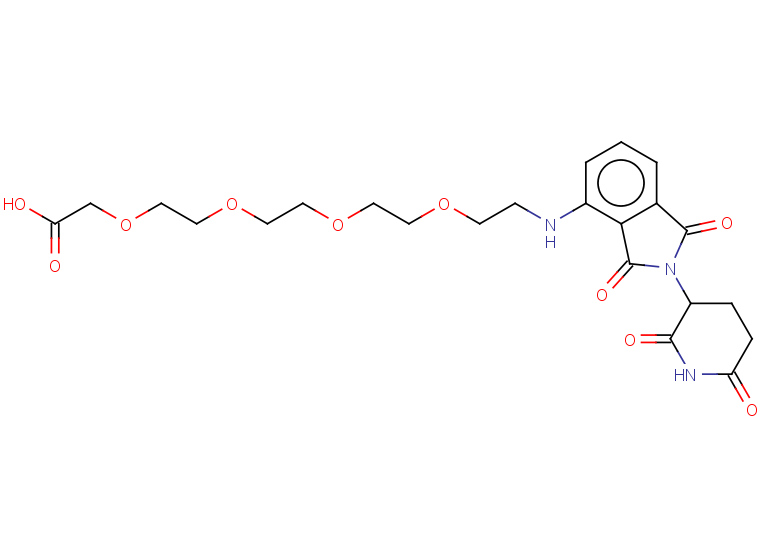 14-{[2-(2,6-dioxopiperidin-3-yl)-1,3-dioxo-2,3-dihydro-1H-isoindol-4-yl]amino}-3,6,9,12-tetraoxatetradecanoic acid
