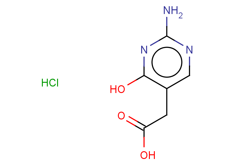 2-(2-amino-4-hydroxypyrimidin-5-yl)acetic acid hydrochloride