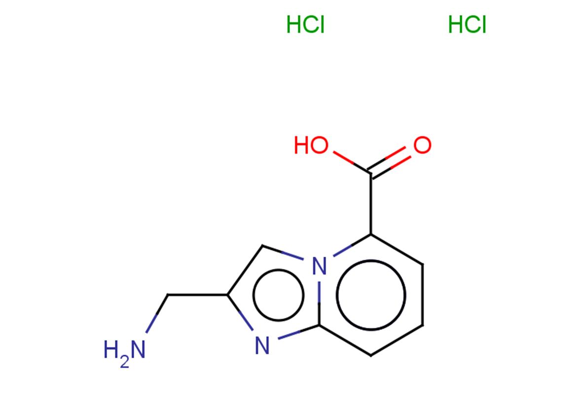 2-(aminomethyl)imidazo[1,2-a]pyridine-5-carboxylic acid dihydrochloride