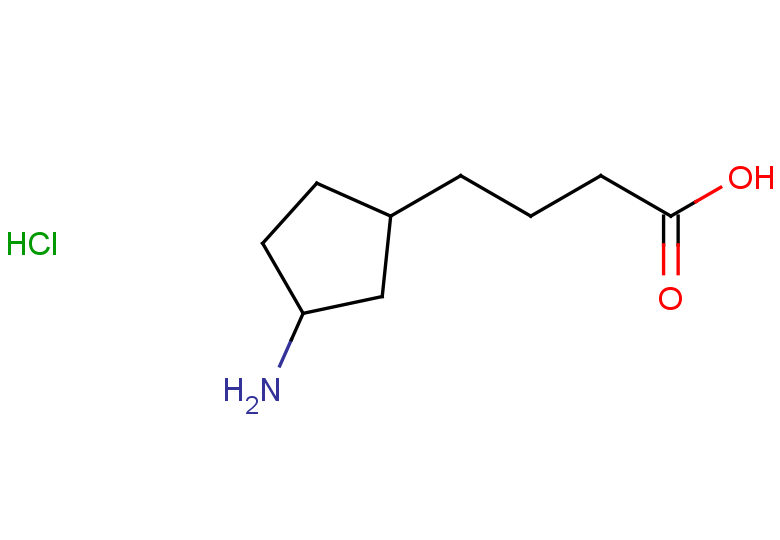 4-(3-aminocyclopentyl)butanoic acid hydrochloride, Mixture of diastereomers