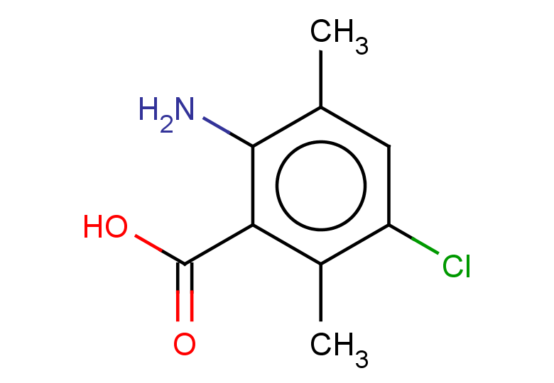2-amino-5-chloro-3,6-dimethylbenzoic acid