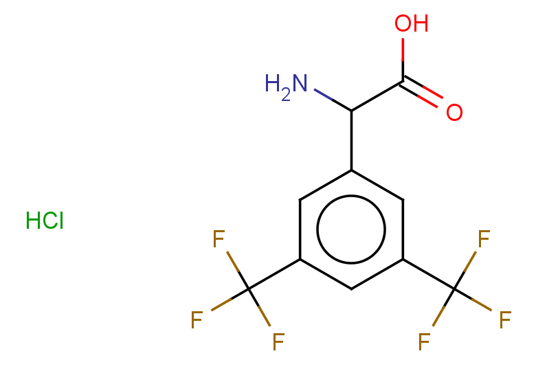 2-amino-2-[3,5-bis(trifluoromethyl)phenyl]acetic acid hydrochloride