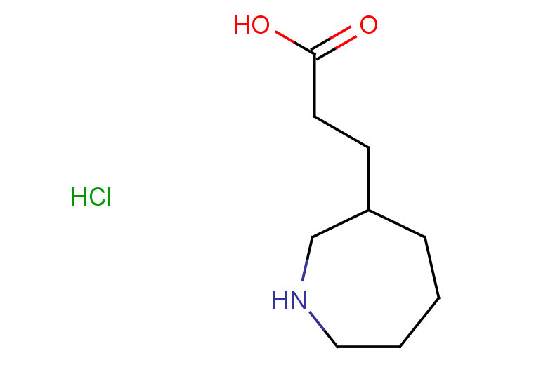 3-(azepan-3-yl)propanoic acid hydrochloride