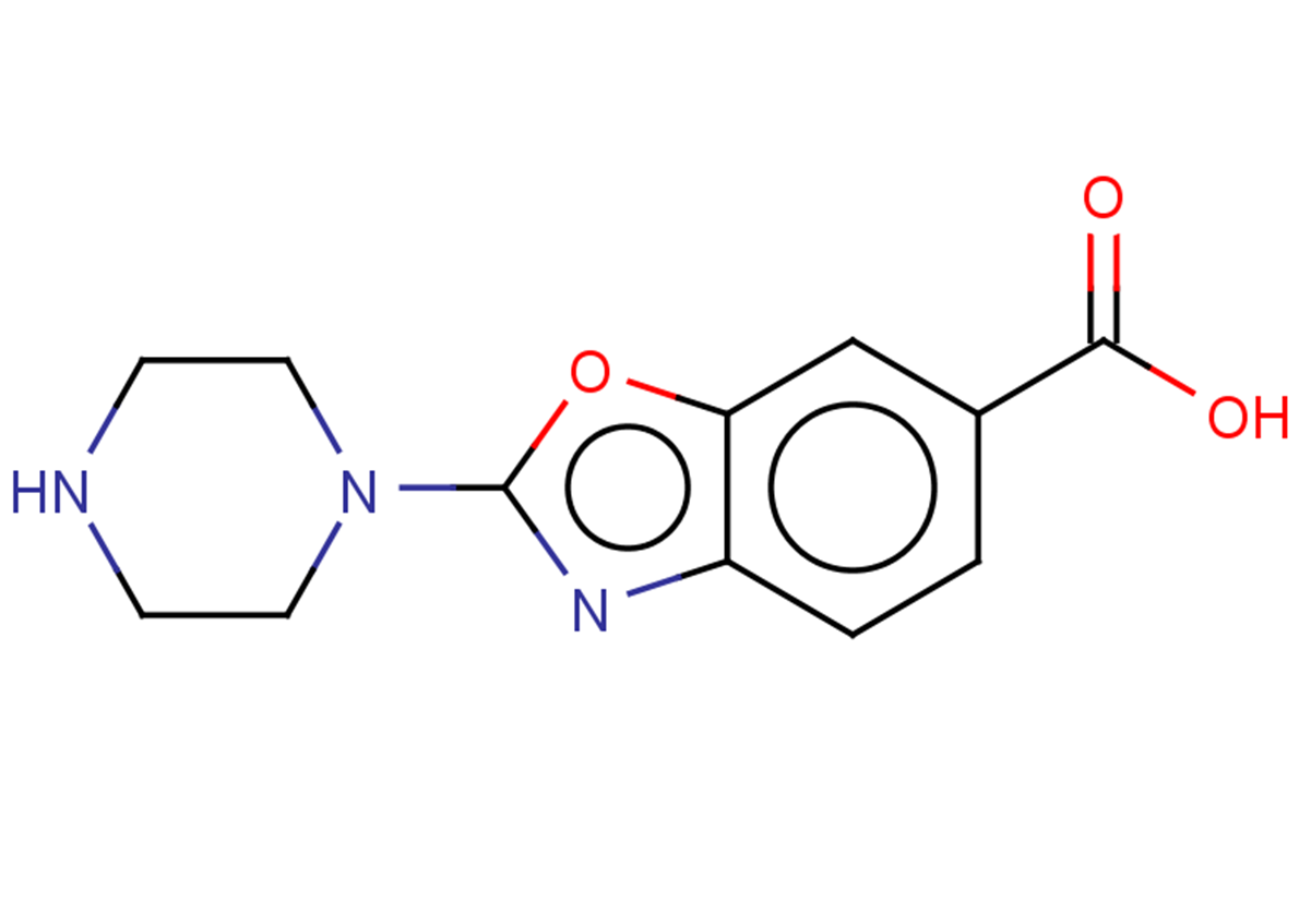 2-(piperazin-1-yl)-1,3-benzoxazole-6-carboxylic acid