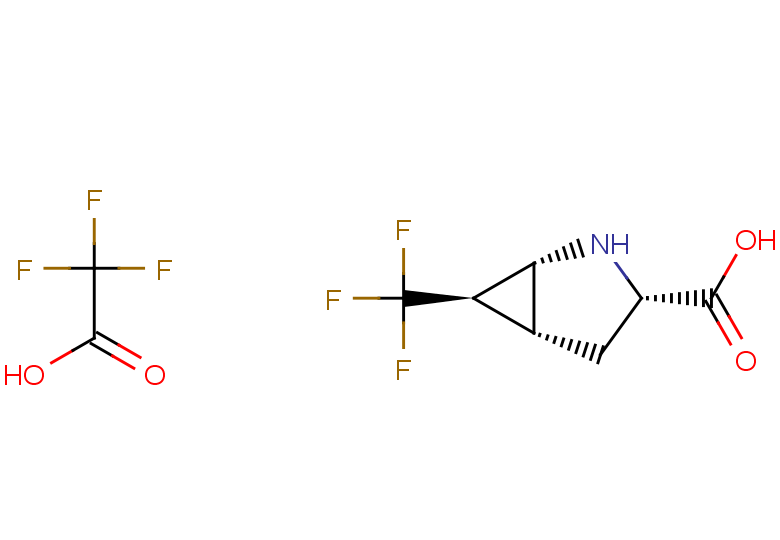 (1R,3S,5R,6R)-6-(trifluoromethyl)-2-azabicyclo[3.1.0]hexane-3-carboxylic acid, trifluoroacetic acid