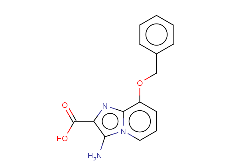 3-amino-8-(benzyloxy)imidazo[1,2-a]pyridine-2-carboxylic acid