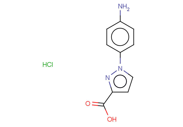 1-(4-aminophenyl)-1H-pyrazole-3-carboxylic acid hydrochloride