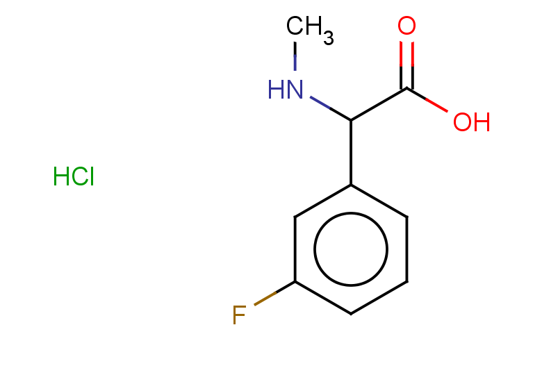 2-(3-fluorophenyl)-2-(methylamino)acetic acid hydrochloride