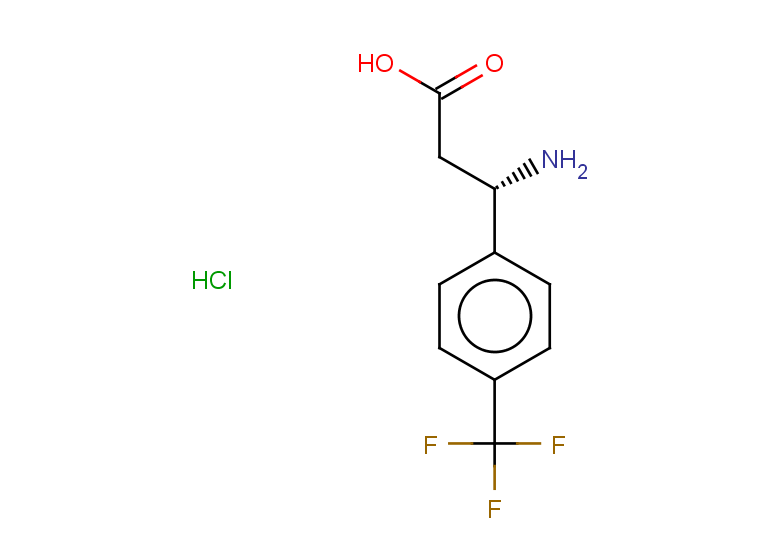 (3S)-3-amino-3-[4-(trifluoromethyl)phenyl]propanoic acid hydrochloride
