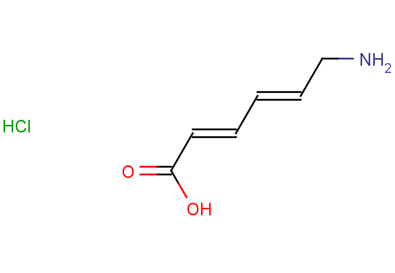 (2E,4E)-6-aminohexa-2,4-dienoic acid hydrochloride