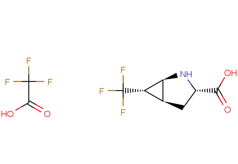 (1S,3S,5S,6S)-6-(trifluoromethyl)-2-azabicyclo[3.1.0]hexane-3-carboxylic acid, trifluoroacetic acid