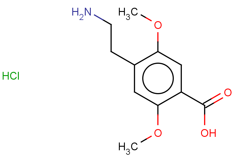 4-(2-aminoethyl)-2,5-dimethoxybenzoic acid hydrochloride