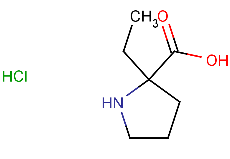 2-ethylpyrrolidine-2-carboxylic acid hydrochloride