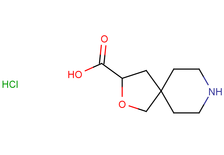 2-oxa-8-azaspiro[4.5]decane-3-carboxylic acid hydrochloride
