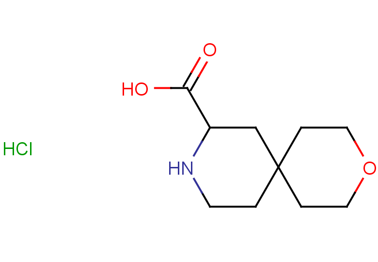 3-oxa-9-azaspiro[5.5]undecane-8-carboxylic acid hydrochloride